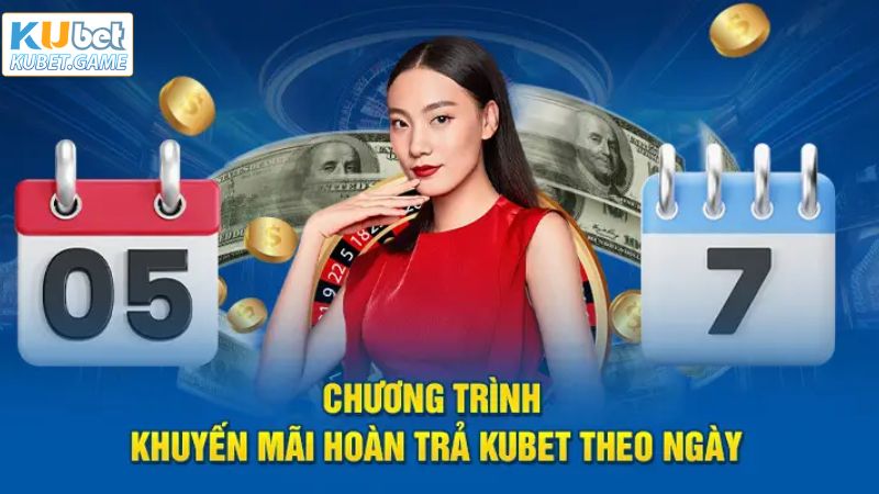 Hoàn Trả Ngày Không Giới Hạn Cho Hội Viên Tại Kubet 2 Chương trình hoàn trả ngày trên hệ thống Ku Casino